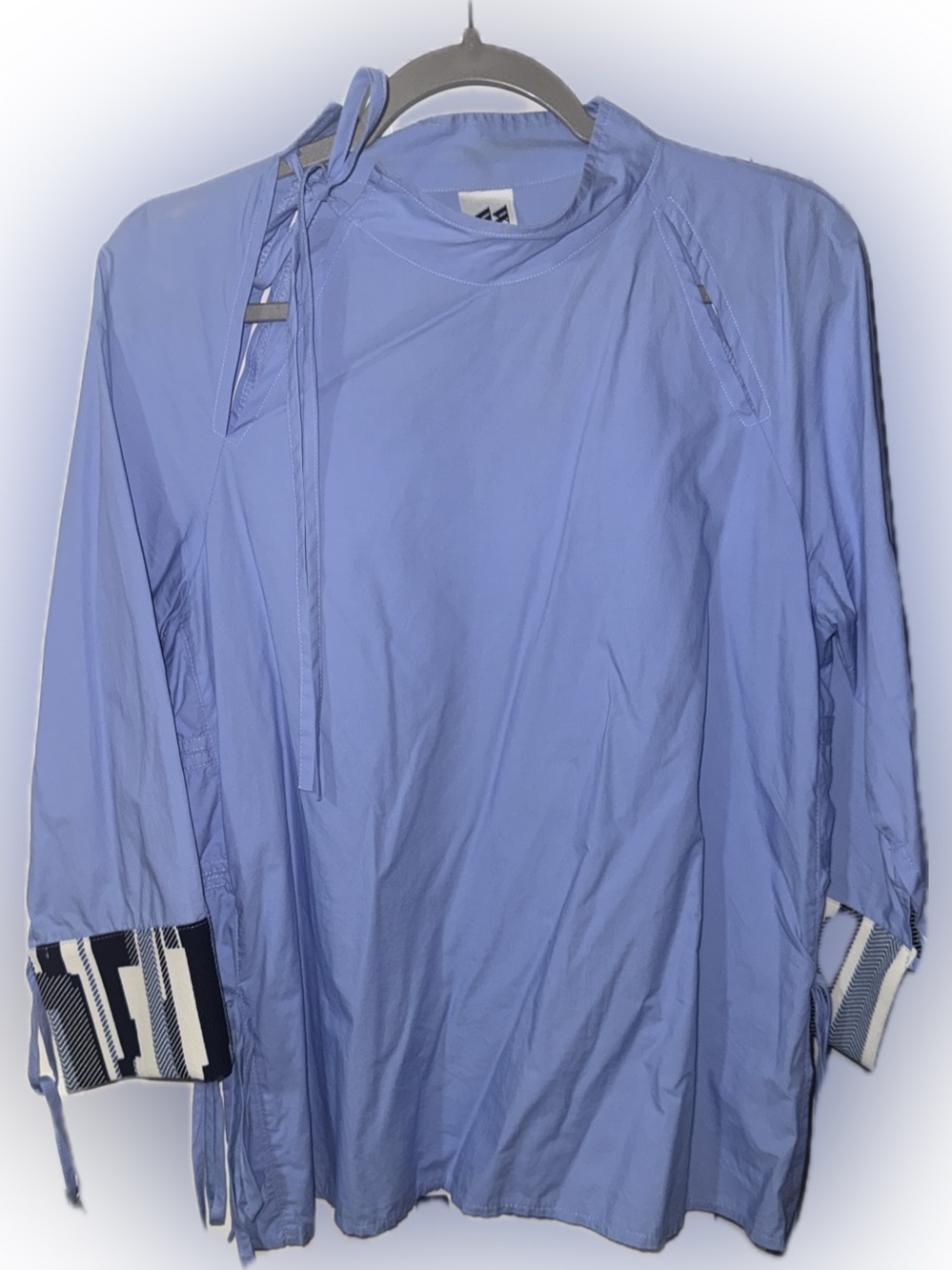 Light Blue Women's Kimono inspired blouse